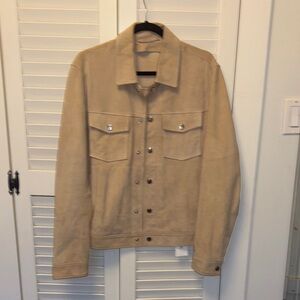 Hugo Boss Beige Shirt Jacket Cream Size 38R NWOT
